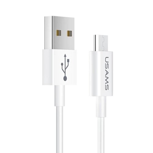 Kabel USB - Micro USB USAMS U23 10W 1 m Bialy