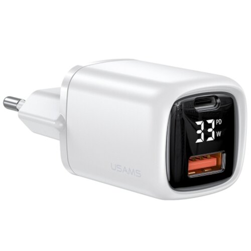 Ładowarka sieciowa USAMS US-CC152 33W Fast Charging Biały