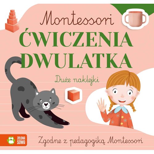 Książka dla dzieci Montessori Ćwiczenia dwulatka