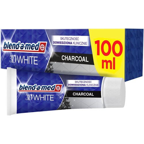 Pasta do zębów BLEND-A-MED 3D White Charcoal 100 ml