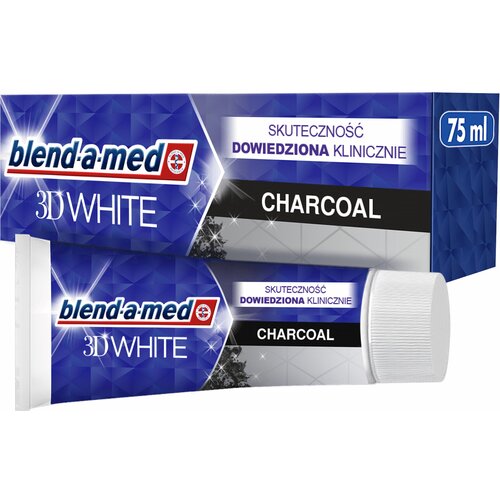 Pasta do zębów BLEND-A-MED 3D White Charcoal 75 ml