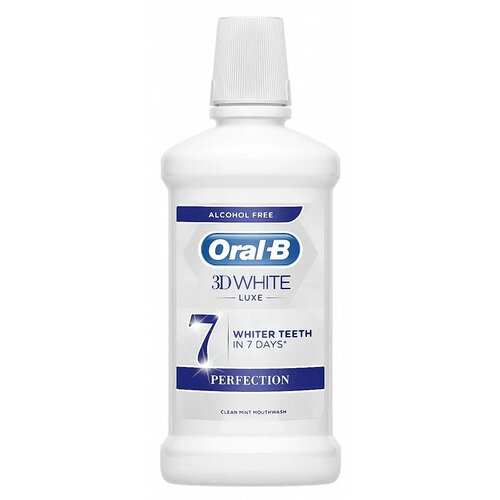 Płyn do płukania jamy ustnej ORAL-B 3D White Luxe Perfection 500 ml (Perfekcyjnie wybielanie)