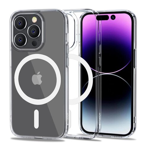 Etui TECH-PROTECT Flexair Hybrid MagSafe do iPhone 14 Pro Max Przezroczysty