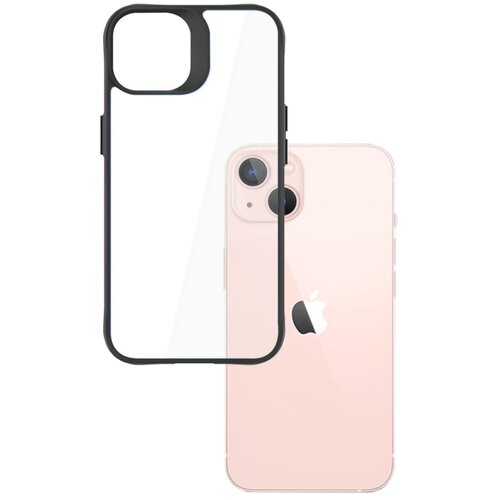 Etui 3MK Satin Armor Case+ do Apple iPhone 14 Przezroczysto-czarny