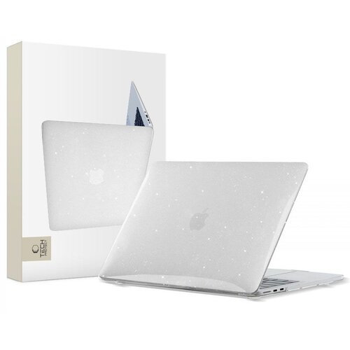Etui na laptopa TECH-PROTECT Smartshell do Apple Macbook Air 13 2022 Przezroczysty Brokat