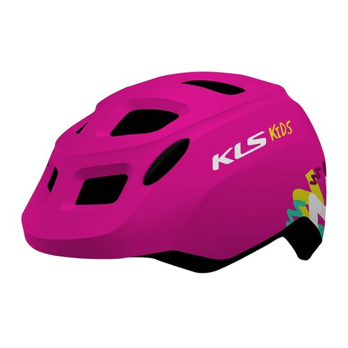 Kask rowerowy KELLYS Zigzag 022 Różowy dla Dzieci (rozmiar S/M)
