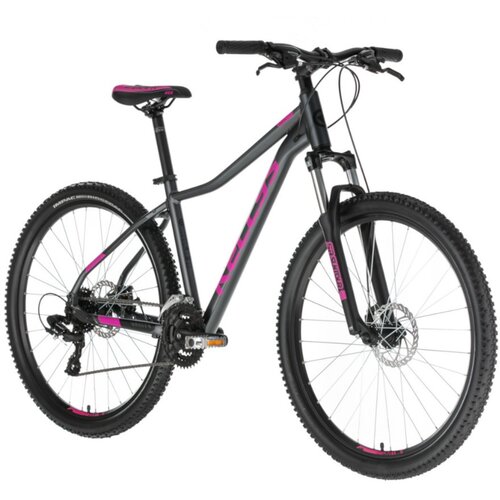 Rower górski MTB KELLYS Vanity 30 D15 26 cali damski Antracytowo-różowy