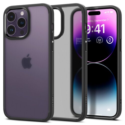 Etui SPIGEN Ultra Hybrid do Apple iPhone 14 Pro Przezroczysto-matowy / Czarny