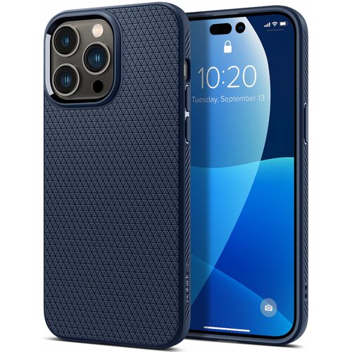 Etui SPIGEN Liquid Air do Apple iPhone 14 Pro Max Granatowy