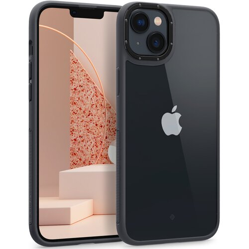 Etui CASEOLOGY Skyfall do Apple iPhone 14 Plus/15 Plus Czarno-przezroczysty