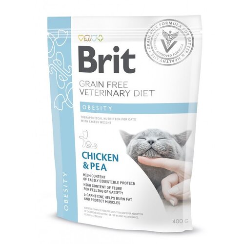 Karma dla kota BRIT Grain Free Veterinary Diets Cat Obesity 400 g