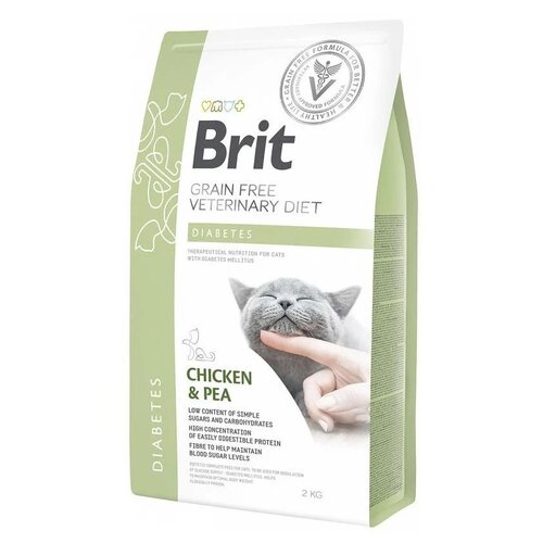 Karma dla kota BRIT Grain Free Veterinary Diets Cat Diabetes 2 kg