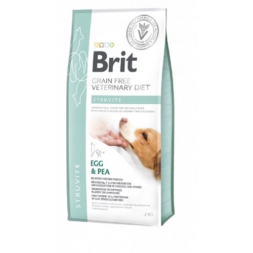 Karma dla psów BRIT Veterinary Diets Dog Grain Free Struvite Jaja z groszkiem 2 kg