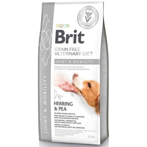 Karma dla psa BRIT Grain Free Veterinary Joint & Mobility Śledź i groszek 12 kg