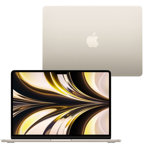 Laptop APPLE MacBook Air 2022 13.6" Retina M2 8GB RAM 256GB SSD macOS Księżycowa poświata (Klawiatura US)
