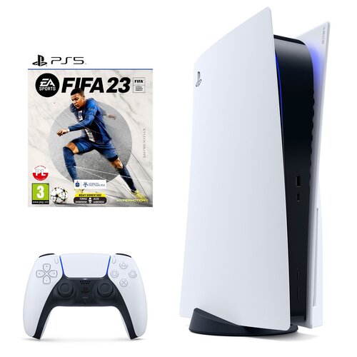 Konsola SONY PlayStation 5 + FIFA 23 (klucz aktywacyjny)