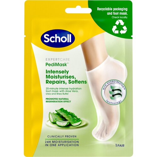 Maska odżywcza SCHOLL z aloesem PediMask
