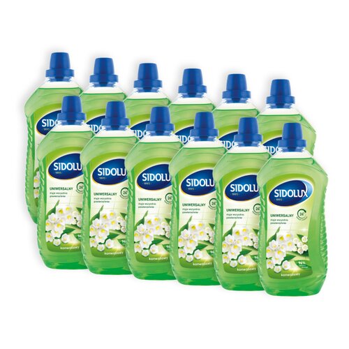 Płyn do mycia podłóg SIDOLUX Konwalia 12 x 1000 ml