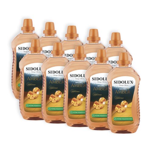 Płyn do mycia podłóg SIDOLUX Baltic Amber 10 x 1000 ml