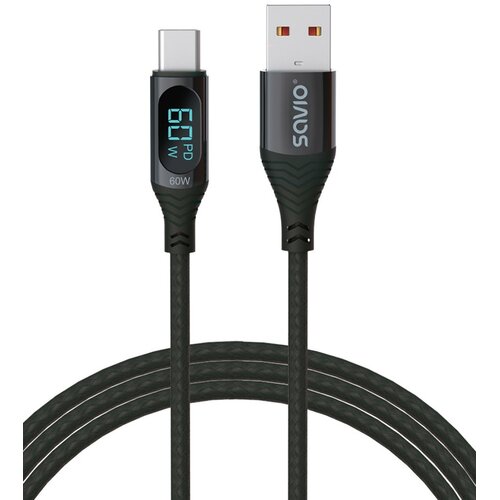 Kabel USB - USB - USB-C SAVIO CL-172 1 m
