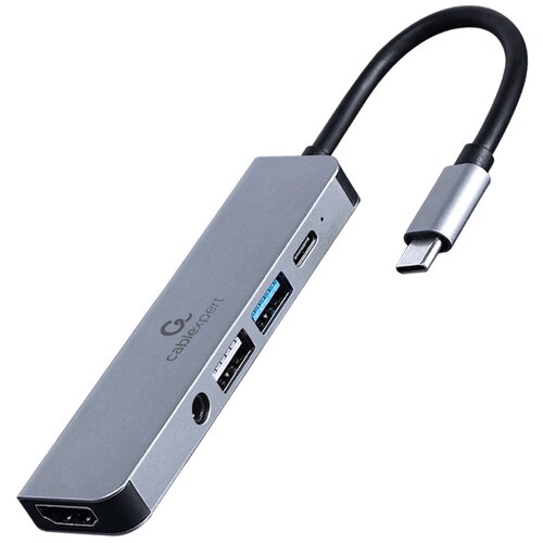 Hub GEMBIRD A-CM-COMBO5-02 USB Typu C, Pasywny