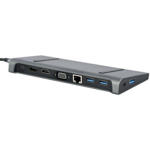 Hub GEMBIRD A-CM-COMBO9-02 USB Typu C, Pasywny