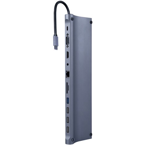 Hub GEMBIRD A-CM-COMBO11-01 USB Typu C, Pasywny