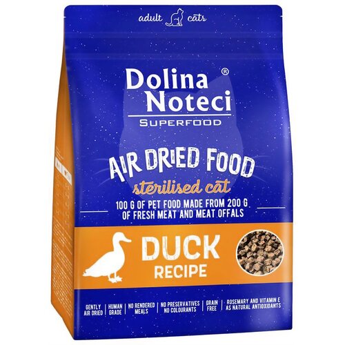 Karma dla kota DOLINA NOTECI Superfood Sterilised Kaczka 1 kg