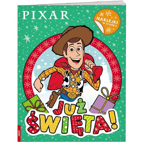 Książka z zadaniami Disney Pixar Już święta! (miękka okładka)