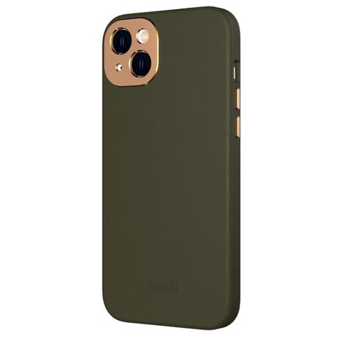 Etui MOSHI Napa MagSafe do iPhone 14 Plus Zielony