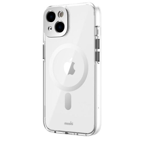 Etui MOSHI iGlaze MagSafe  do iPhone 14 Plus Przezroczysto-srebrny
