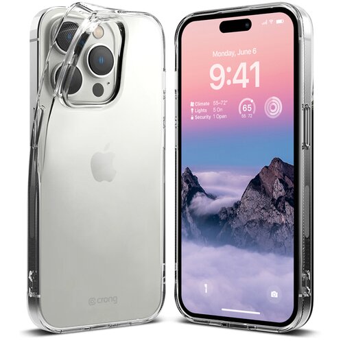 Etui CRONG Crystal Slim Cover do iPhone 14 Pro Przezroczysty