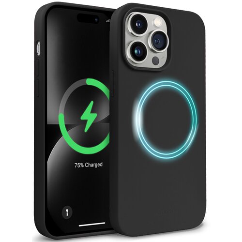 Etui CRONG Color Cover Magnetic MagSafe do iPhone 14 Pro Czarny