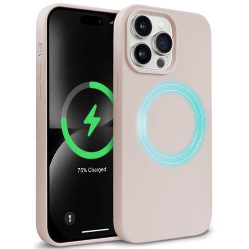 Etui CRONG Color Cover Magnetic MagSafe do Apple iPhone 14 Pro Różowy