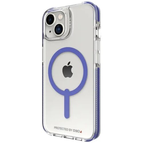 Etui GEAR4 Santa Cruz Snap MagSafe do Apple iPhone 14 Przezroczysto-fioletowy