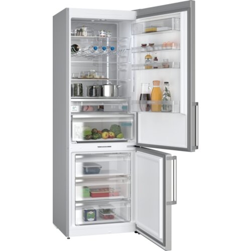Lodówka SIEMENS KG49NAIBT No frost 203cm Srebrna
