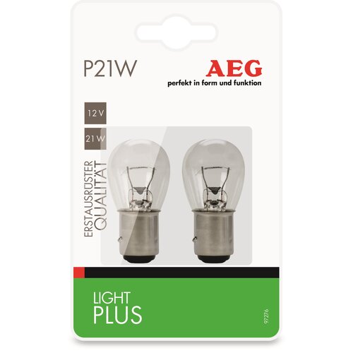 Żarówka samochodowa AEG Light Plus P21W (2 szt.)