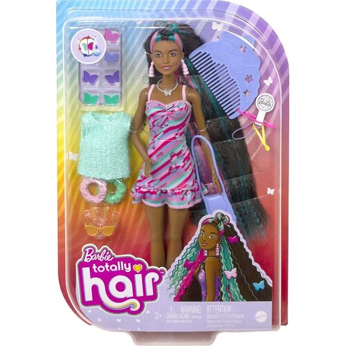 Lalka Barbie Totally Hair Motylki HCM91