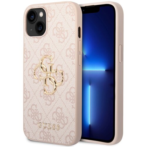 Etui GUESS 4G Big Metal Logo do Apple iPhone 14 Różowy
