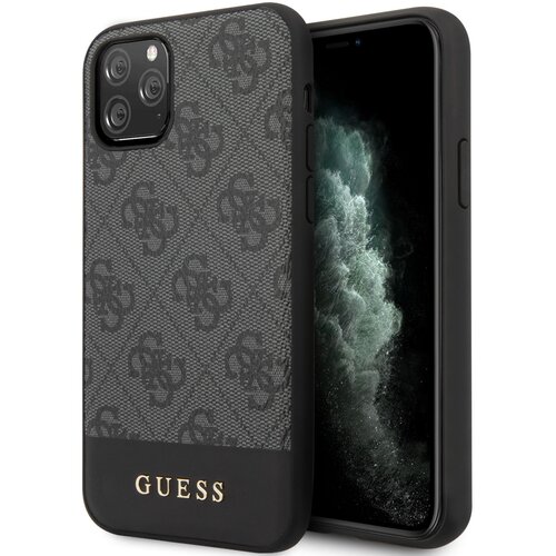 Etui GUESS 4G Stripe Collection do Apple iPhone 14 Pro Max Szary