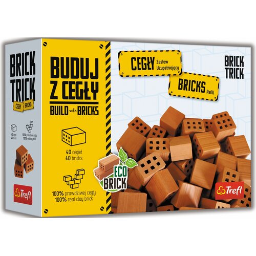 Klocki konstrukcyjne TREFL Brick Trick Cegły połówki Zestaw uzupełniający 61554