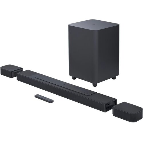 Soundbar JBL BAR 1000 Czarny 7.1.4-kanałowy, Bezprzewodowy Subwoofer,4K,True Dolby Atmos,HDMI eARC,Wi-Fi,BT