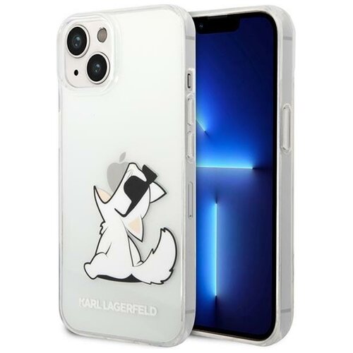 Etui KARL LAGERFELD Choupette Fun do Apple iPhone 14 Plus/15 Plus Przezroczysty