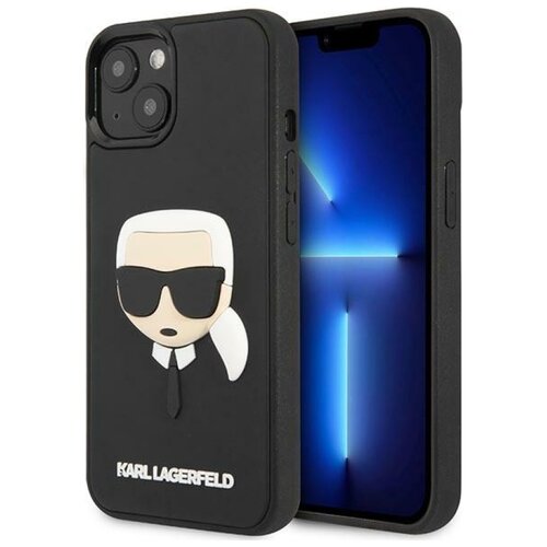 Etui KARL LAGERFELD 3D Rubber Karl's Head do Apple iPhone 14 Plus/15 Plus Czarny