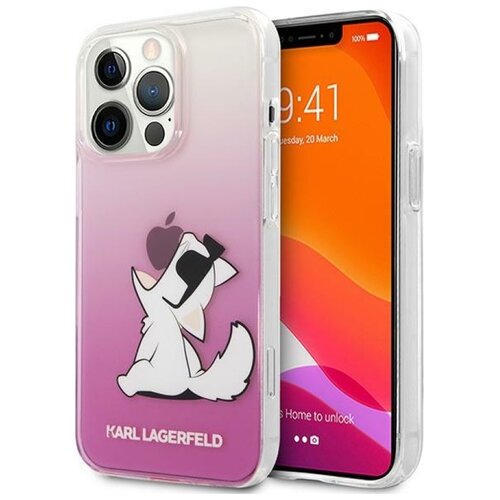 Etui KARL LAGERFELD Choupette Fun do Apple iPhone 14 Pro Max Różowy