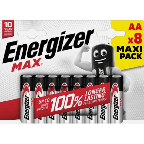 Baterie AA LR6 ENERGIZER Max (8 szt.)