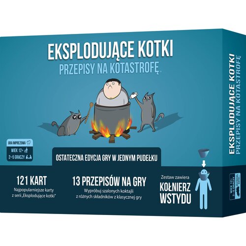 Gra karciana REBEL Eksplodujace Kotki Przepis na Kotastrofę