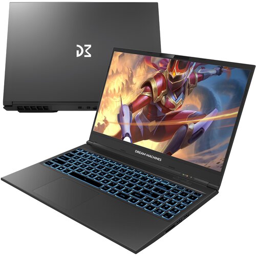 Laptop DREAMMACHINES RG3050-15PL37 15.6" 144Hz i7-12700H 16GB RAM 500GB SSD GeForce RTX3050