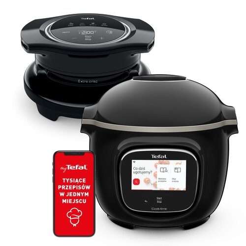 Air Fryer + Multicooker TEFAL Cook4Me Touch CY9128 (Wi-Fi) z dostępem do ponad 1000 darmowych przepisów