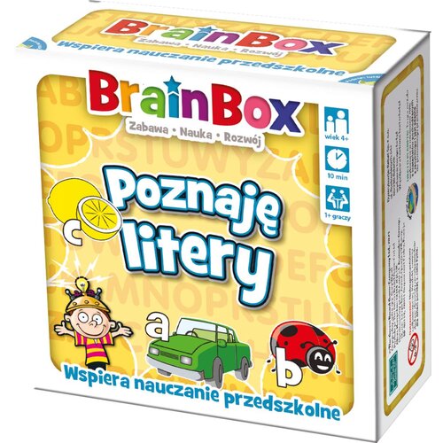 Gra karciana REBEL BrainBox Poznaję litery